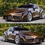 Toyota Supra GR A90 A91 MK5 (2019-2024) Carbon Fiber Front Bumper Lip-Direct Fit