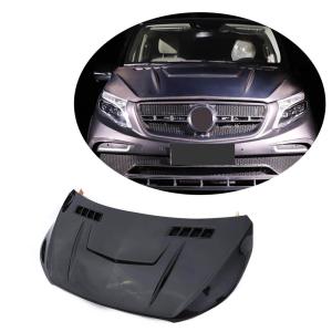 Mercedes Benz V Class W447 Vito 2016-2019 Engine Bonnet Hood Cover Carbon Fiber