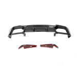 BMW F97 X3 M 2019-2023 Rear Bumper Diffuser With Splitters Carbon Fiber