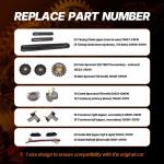 Timing Chain Kit Tensioner Sprockets Guides Compatible with Toyota 4Runner 03-09, FJ Cruiser 07-09, Tacoma 05-15, Tundra 05-11