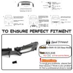 X5 Carbon Fiber Rear Bumper Diffuser Fits for BMW X5 G05 Base Model 2023-2026 Lower Bumper Lip Spoiler Body Kit Factory Outlet