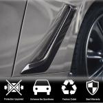 Infiniti Q60 Q60S 2017-2022 Side Fender Air Vent Covers Dry Carbon Fiber
