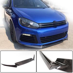 Volkswagen VW Golf 6 MK6 R/R20 2010-2013 Front Bumper Lip Carbon Fiber