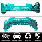 Audi S3 8Y Sedan 2021-2023 Front Bumper Lip Dry Carbon Fiber