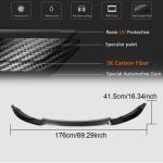 BMW F80 M3 F82 F83 M4 2014-2020 Front Bumper Lip Carbon Fiber