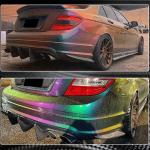 Mercedes Benz C Class W204 C63 AMG Pre-facelift 2008-2011 Rear Bumper Diffuser Carbon Fiber