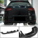 Volkswagen VW Golf 7 MK7 R R-Line 2014-2016 Rear Bumper Diffuser Carbon Fiber