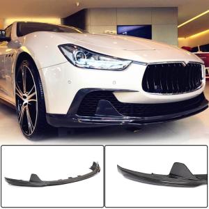 Maserati Ghibli S Q4 M157 Pre-facelift 2014-2017 Front Bumper Lip Carbon Fiber