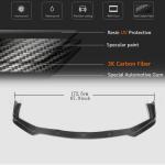 Infiniti Q50 Sport 2014-2017 Front Bumper Lip Carbon Fiber/FRP