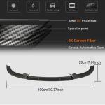 Audi S5 A5 Sline B9 2017-2019 Front Bumper Lip Carbon Fiber/FRP