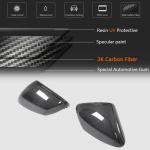 Porsche Taycan 9J1 Turbo S 2019-2021 Mirror Covers Replacment Style Dry Carbon Fiber