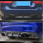 Jaguar XE X760 Sedan 2015-2019 Rear Bumper Diffuser Carbon Fiber