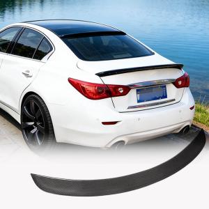 Infiniti Q50 Q50S 2014-2022 Rear Trunk Spoiler Carbon Fiber