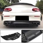 Mercedes Benz W205 C205 A205 C63 AMG 2015-2019 Rear Bumper Diffuser Carbon Fiber