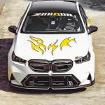 BMW 5 Series G90 G99 M5 2024UP Dry Carbon Fiber Front Bumper Lip