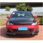 Volkswagen VW Golf 7 MK7 GTI 2014-2016 Front Bumper Lip Carbon Fiber