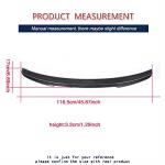 Carbon Fiber Trunk Spoiler for Audi A5 S5 4-Door 2012-2017 Rear