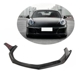 Porsche 911 991.2 Carrera 4 GTS 2-Door 2017 Front Bumper Lip Carbon Fiber