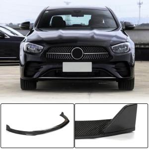 For Mercedes Benz W213 Sport E53 AMG Facelift Carbon Fiber Front Bumper Lip Spoiler
