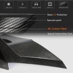 Subaru BRZ Toyota GR86 2022+ Rear Bumper Splitters Carbon Fiber