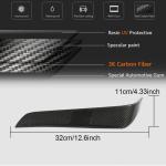 Tesla Model X Sport Utility 2016-2020 Rear Bumper Splitters Carbon Fiber