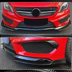 Mercedes Benz (W117) C117 CLA45 Base 2013-2015 Front Bumper Splitters Carbon Fiber