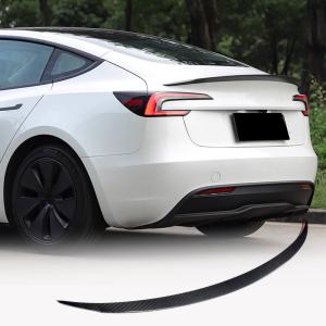 Tesla Model 3 2023UP Rear Trunk Spoiler Dry Carbon Fiber
