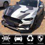 Ford Mustang V8 GT 2018-2020 Front Bumper Lip Carbon Fiber