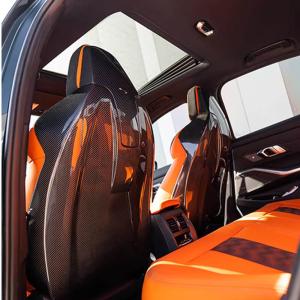 BMW G80 M3/F93 M8 (2024+) Dry Carbon Fiber Seat Back Cover– Direct Fit
