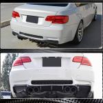 BMW 3 Series E92 E93 M3 2008-2013 Rear Bumper Diffuser Carbon Fiber/FRP
