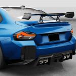 BMW 2 Series M2 G87 Coupe 2022-2024 Rear Trunk Spoiler Dry Carbon Fiber