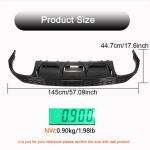 2022–2023 Audi A3 8Y S Line / S3 8Y Sedan Multi-Fin Carbon Fiber Rear Diffuser