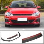 For Volkswagen VW Golf 7.5 MK7.5 GTI Carbon Fiber Front Bumper Lip Chin Spoiler