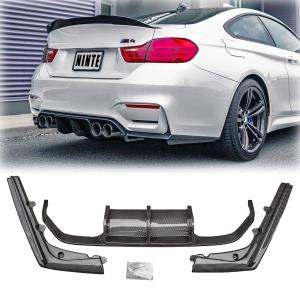 Carbon Fiber Rear Diffuser Lip for BMW 3 Series F80 M3 Sedan 2014-2019