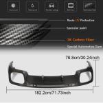 Porsche Panamera 971 2017-2019 Rear Bumper Diffuser Carbon Fiber