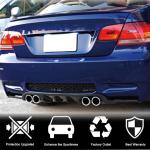 BMW 3 Series E92 E93 M3 2008-2013 Rear Bumper Diffuser Carbon Fiber