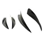 Audi S3 A3 8V Sline Sedan 2014-2016 Front Bumper Vents Carbon Fiber