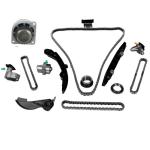 Timing Chain Kit Compatible with Nissan Pathfinder 2017-2020 Fits for Infiniti QX60 Replaces 13028-6KA0A 15041-6KA0A, 3.5L V6 Engine 14PCS