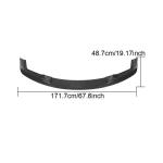 BMW 2 Series F87 M2 Competition M2C 2018-2021 Front Bumper Lip Carbon Fiber