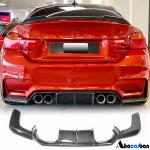 Bumpers For Automobiles BMW F80 M3 F82 F83 M4 2014-2020 Rear Bumper Diffuser Lip Carbon Fiber