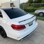 Mercedes Benz W212 Sedan 2010-2016 Rear Trunk Spoiler Carbon Fiber