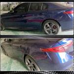 Alfa Romeo Giulia 952 Carbon Fiber Side Skirt Trim 158cm 2015-2020 Fiber/FRP
