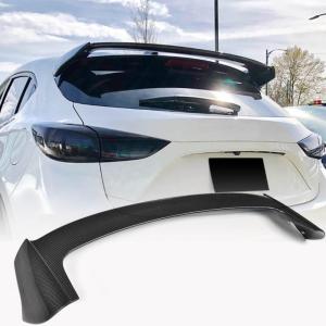 Mazda 3 / Axela Hatchback Low-Profile Rear Roof Spoiler Carbon Fiber/FRP 2014–2017