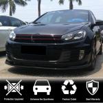 Volkswagen VW Golf 6 MK6 GTI 2010-2013 Front Bumper Lip Carbon Fiber