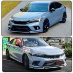 Front Lip Spoiler for Honda Civic Sedan 2022-2024 Sonic Gray | PP Lower Chin Bumper Spoiler Splitter Protection Air Dam Body Kit