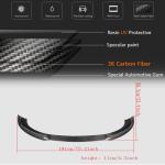 Porsche Panamera 970 Standard Pre-facelift 2010-2013 Front Bumper Lip Carbon Fiber