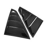 Ford Mustang S650 2024 2025 Rear Triangular Window Scoop Louver Fender Vents Dry Carbon Fiber
