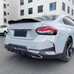 BMW 2 Series G42 220i 230i Coupe 22-23 Rear Trunk Spoiler Glossy Black ABS
