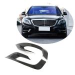 Mercedes Benz W222 Sport Pre-facelift 2014-2017 Front Bumper Vents Carbon Fiber