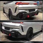 BMW X6 G06 2020-2024 Rear Bumper Diffuser Carbon Fiber
